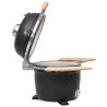 Kamado Barbecue au charbon de bois en céramique 44 cm 
