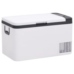 Glacière avec poignée noir et blanc 18 L PP et PE 