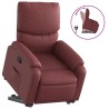 Fauteuil inclinable Rouge bordeaux Similicuir 