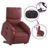 Fauteuil inclinable Rouge bordeaux Similicuir 