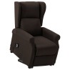 Fauteuil Marron foncé Tissu 