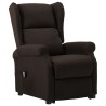 Fauteuil Marron foncé Tissu 