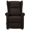 Fauteuil Marron foncé Tissu 