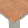 Table à manger 180x90x74 cm Bois de chêne massif 