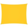 Voile de parasol tissu oxford rectangulaire 2x4 m jaune 