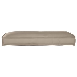 Coussin de palette pour dossier Taupe 120x40x12 cm Tissu Oxford 