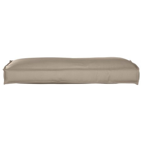 Coussin de palette pour dossier Taupe 120x40x12 cm Tissu Oxford 