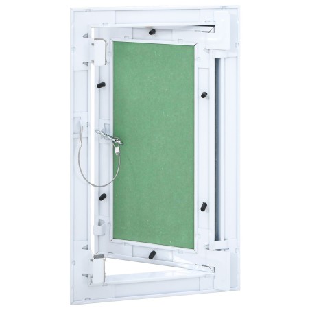 Panneau d'accèsavec cadre en alu et plaque de plâtre 150x300 mm 