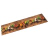 Tapis de cuisine lavable impression d'épices 60x180 cm velours 