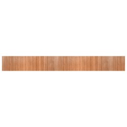 Tapis rectangulaire naturel 60x500 cm bambou 