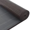 Tapis rectangulaire marron foncé 80x400 cm bambou 