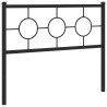 Tête de lit métal noir 107 cm 