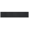 Tapis rectangulaire gris 80x400 cm bambou 
