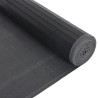 Tapis rectangulaire gris 80x400 cm bambou 