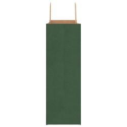 Sacs en papier 50 pcs avec poignées vert 45x17x48 cm 