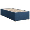 Sommier à lattes de lit avec matelas Bleu 80x200 cm Tissu 