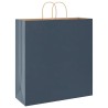 Sacs en papier 50 pcs avec poignées bleu 45x17x48 cm 
