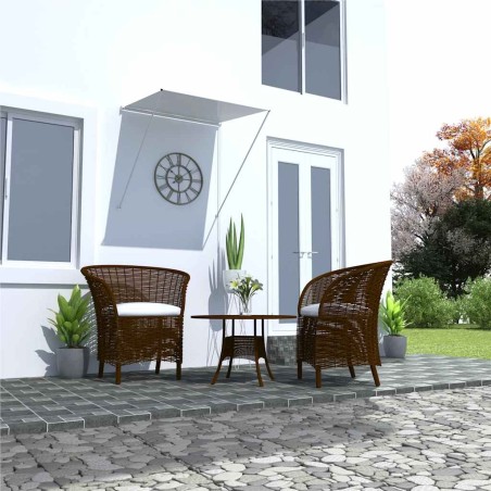 Auvent rétractable 100x150 cm Crème 