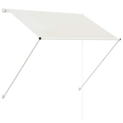Auvent rétractable 100x150 cm Crème 