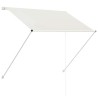Auvent rétractable 100x150 cm Crème 