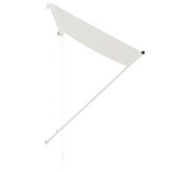 Auvent rétractable 100x150 cm Crème 