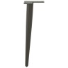 Pieds de table basse coniques 4 pièces Anthracite 30-31 cm Acier 