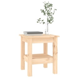 Table basse 35x35x40 cm Bois massif de pin 