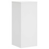 Supports pour plantes 2 pcs blanc 30x30x70 cm bois d'ingénierie 