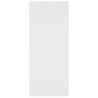 Supports pour plantes 2 pcs blanc 30x30x70 cm bois d'ingénierie 