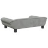 Canapé pour enfants gris clair 70x45x26 cm velours 
