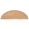 Tapis de marches d'escalier 15 pcs Doré 56x17x3 cm 