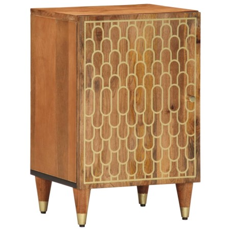 Armoire de salle de bain 38x33x58 cm bois massif de manguier 