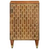 Armoire de salle de bain 38x33x58 cm bois massif de manguier 