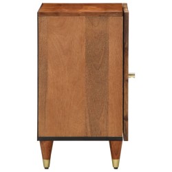 Armoire de salle de bain 38x33x58 cm bois massif de manguier 