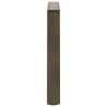 Pieds de table basse en forme de V, 2 pièces, acier naturel, 70 x (42-43,3) cm 