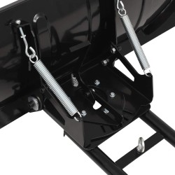 Chasse-neige pour VTT 120 x 38 cm Noir 