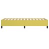 Cadre de lit sans matelas vert 100x200 cm tissu 