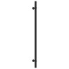 Poignées d'armoire 20 pcs noir 320 mm acier inoxydable 