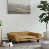 Lit pour chien marron 70x48x22 cm velours 