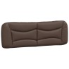 Coussin de tête de lit marron 160 cm similicuir 