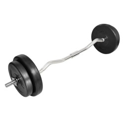 Haltère avec poids 30 kg 