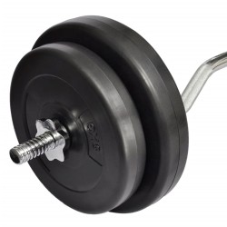 Haltère avec poids 30 kg 