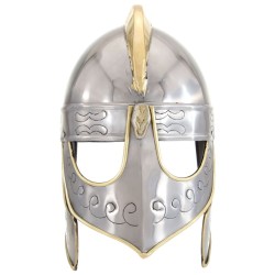Casque de réplique antique Beowulf pour GN Argenté Acier 