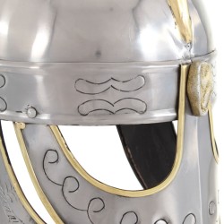 Casque de réplique antique Beowulf pour GN Argenté Acier 