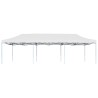 Tente de réception pliable 3x9 m Blanc 