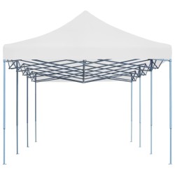 Tente de réception pliable 3x9 m Blanc 