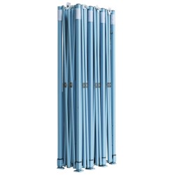 Tente de réception pliable 3x9 m Blanc 