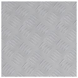 Plaques antidérapantes en aluminium checker- 2 pcs - 40x40 cm 
