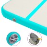 Tapis gonflable de gymnastique avec pompe 700x100x15cm PVC Vert 