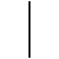 Tête de lit métal noir 200 cm 